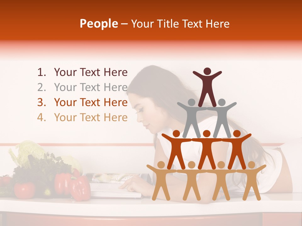 Table Cheerful Nourish PowerPoint Template