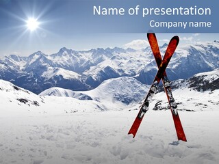 Adventure Winter Sport PowerPoint Template