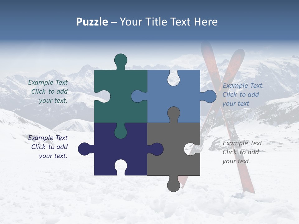 Adventure Winter Sport PowerPoint Template