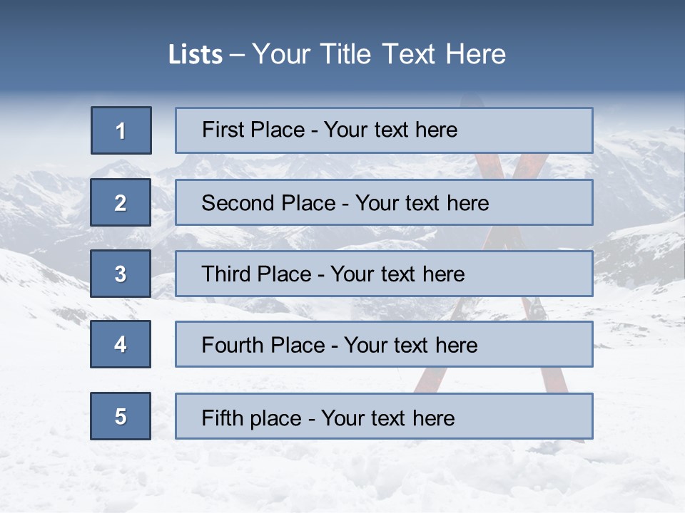 Adventure Winter Sport PowerPoint Template