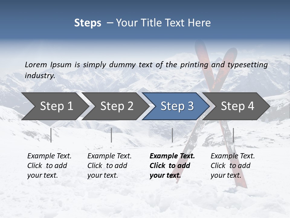 Adventure Winter Sport PowerPoint Template
