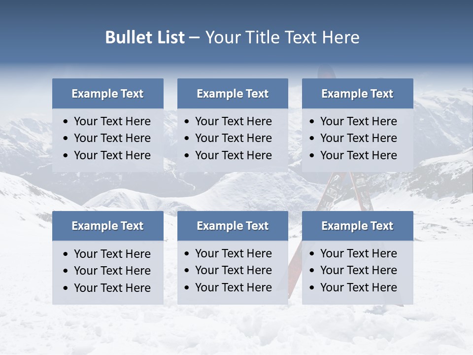 Adventure Winter Sport PowerPoint Template
