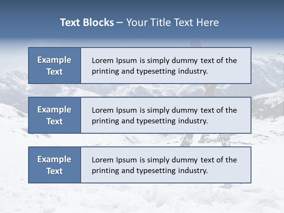 Adventure Winter Sport PowerPoint Template