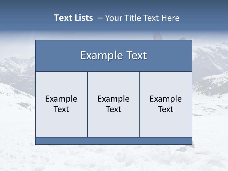 Adventure Winter Sport PowerPoint Template