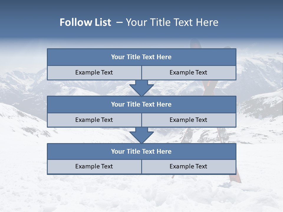 Adventure Winter Sport PowerPoint Template