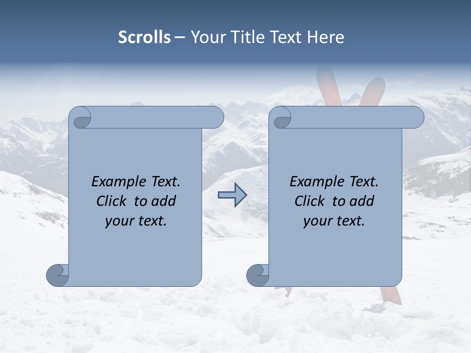 Adventure Winter Sport PowerPoint Template