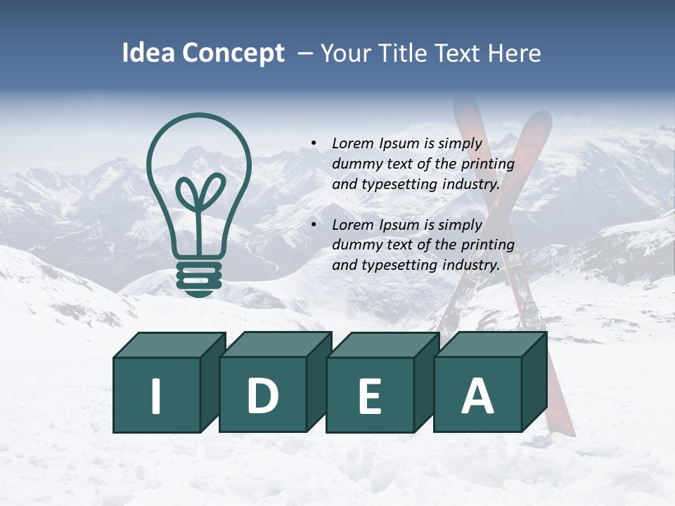 Adventure Winter Sport PowerPoint Template