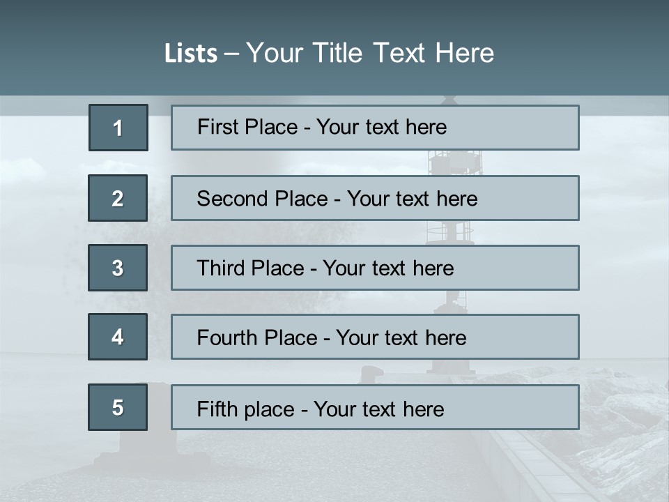 Landscape Season Tsunami PowerPoint Template