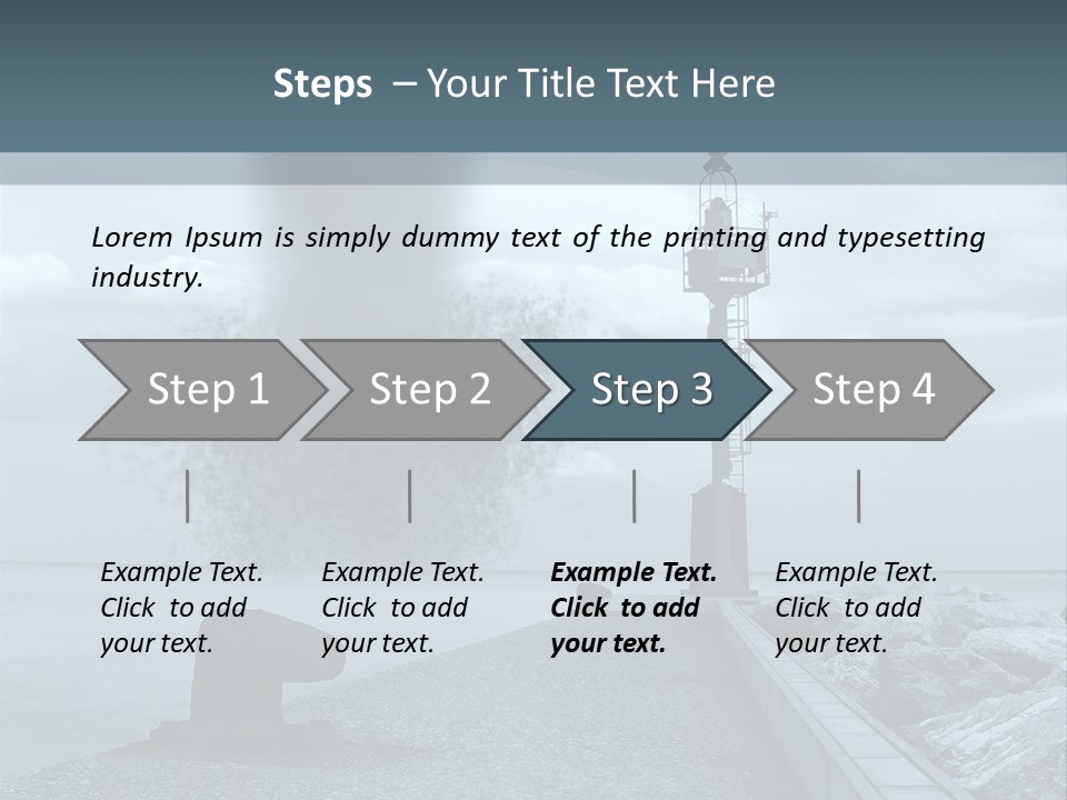 Landscape Season Tsunami PowerPoint Template