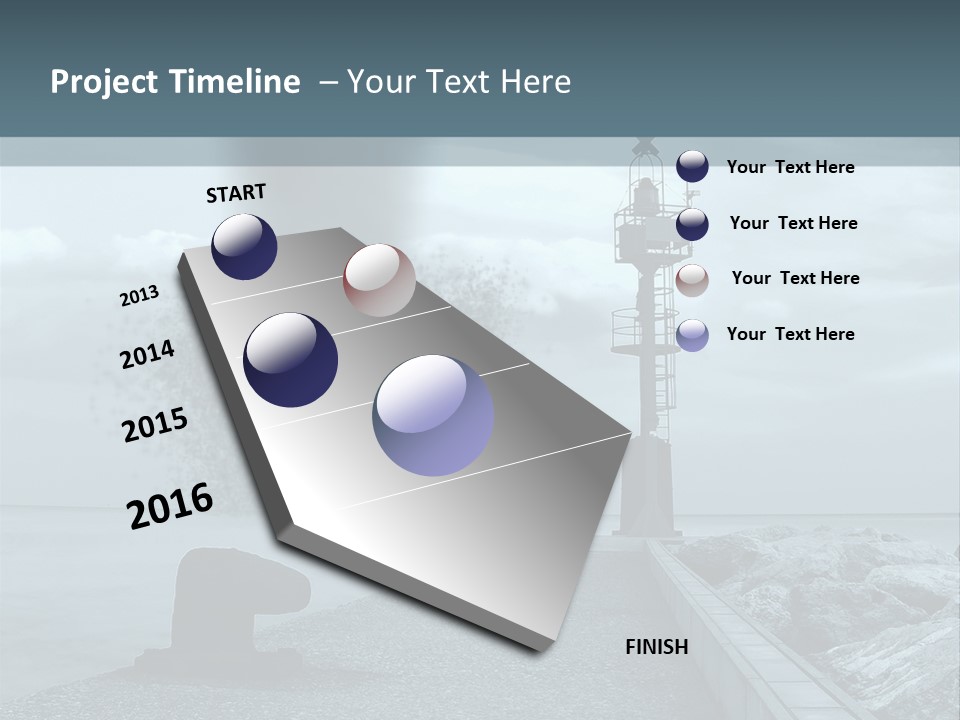 Landscape Season Tsunami PowerPoint Template
