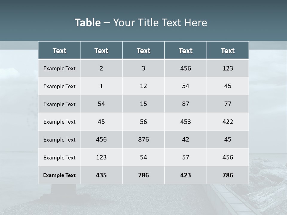 Landscape Season Tsunami PowerPoint Template