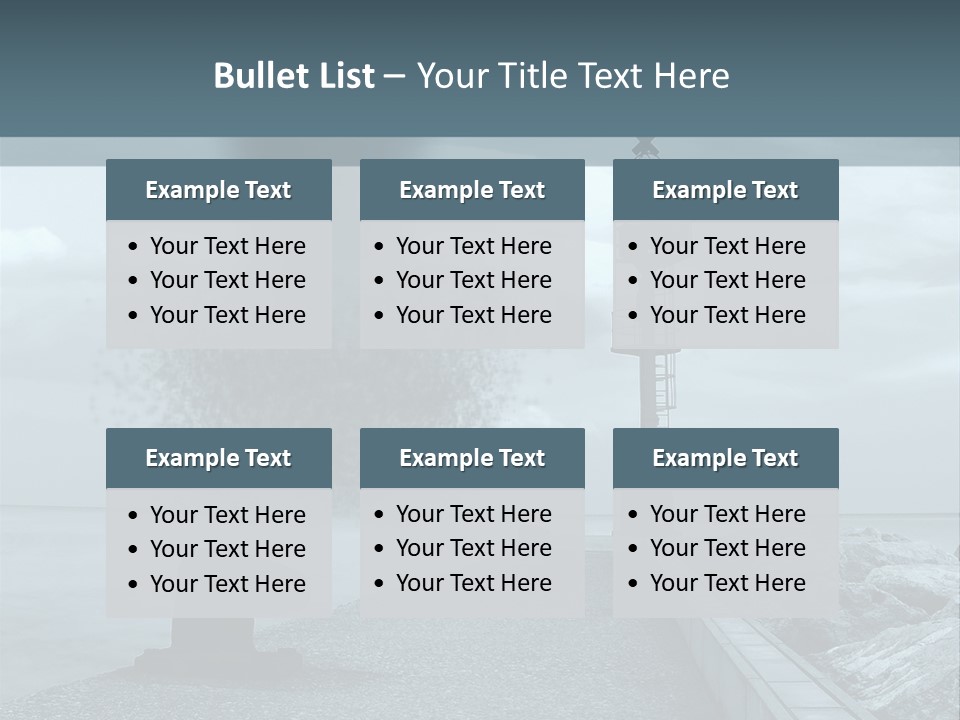Landscape Season Tsunami PowerPoint Template