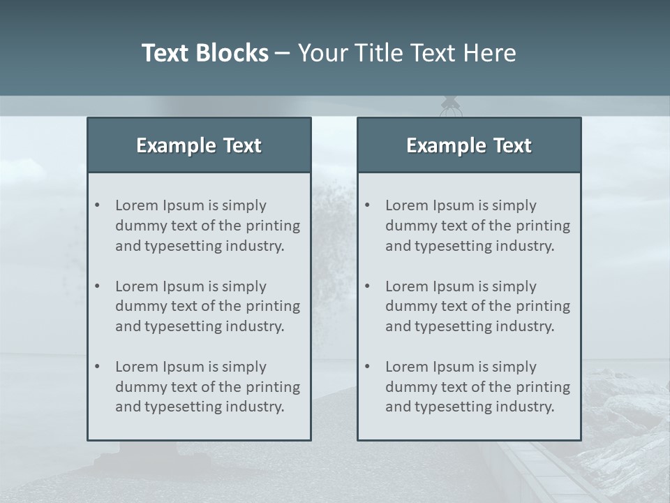 Landscape Season Tsunami PowerPoint Template