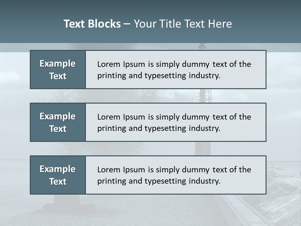 Landscape Season Tsunami PowerPoint Template