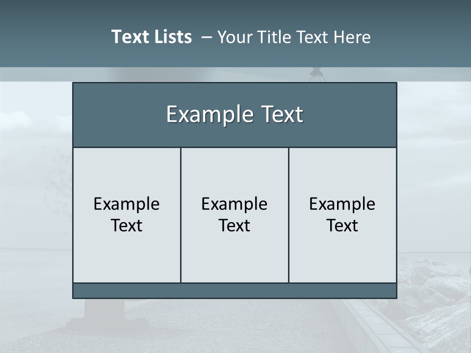 Landscape Season Tsunami PowerPoint Template