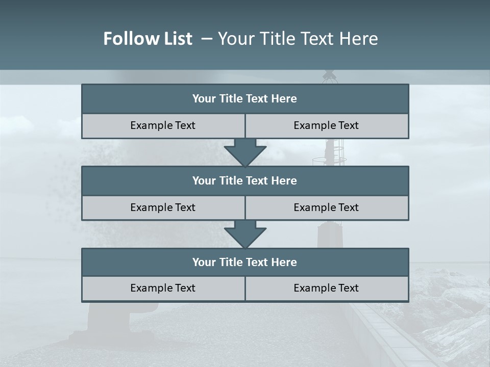 Landscape Season Tsunami PowerPoint Template