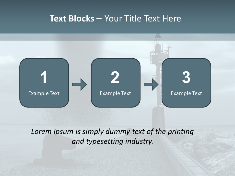 Landscape Season Tsunami PowerPoint Template