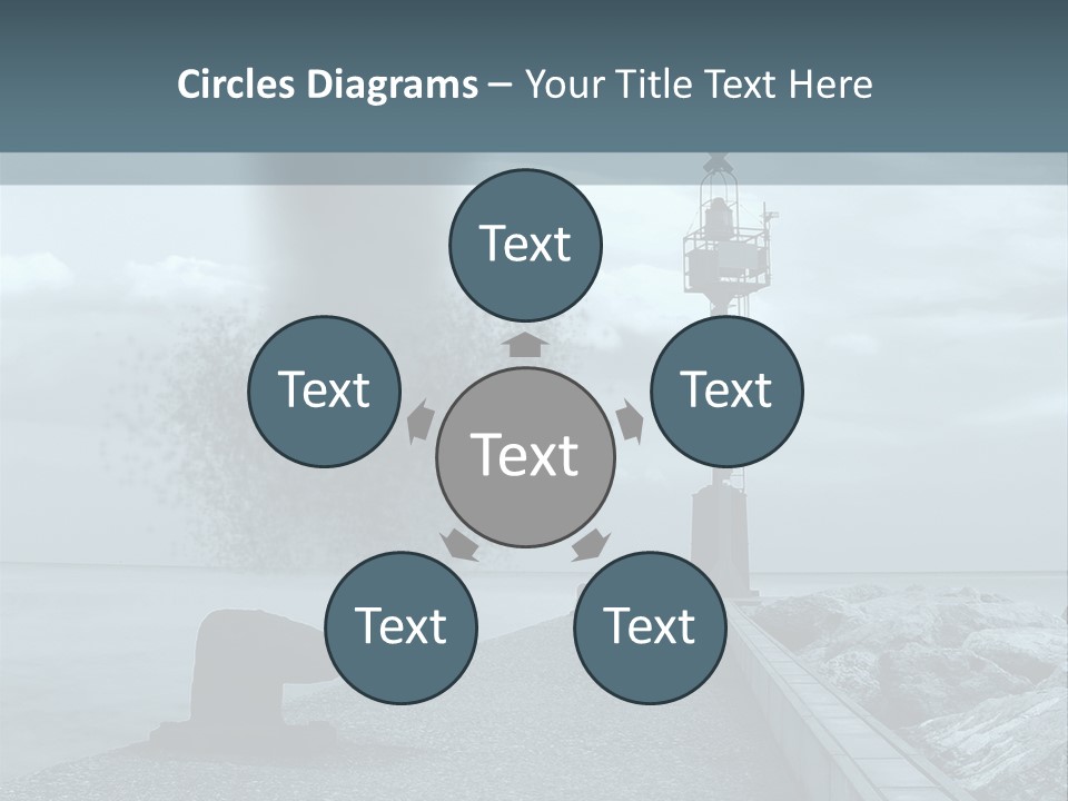 Landscape Season Tsunami PowerPoint Template