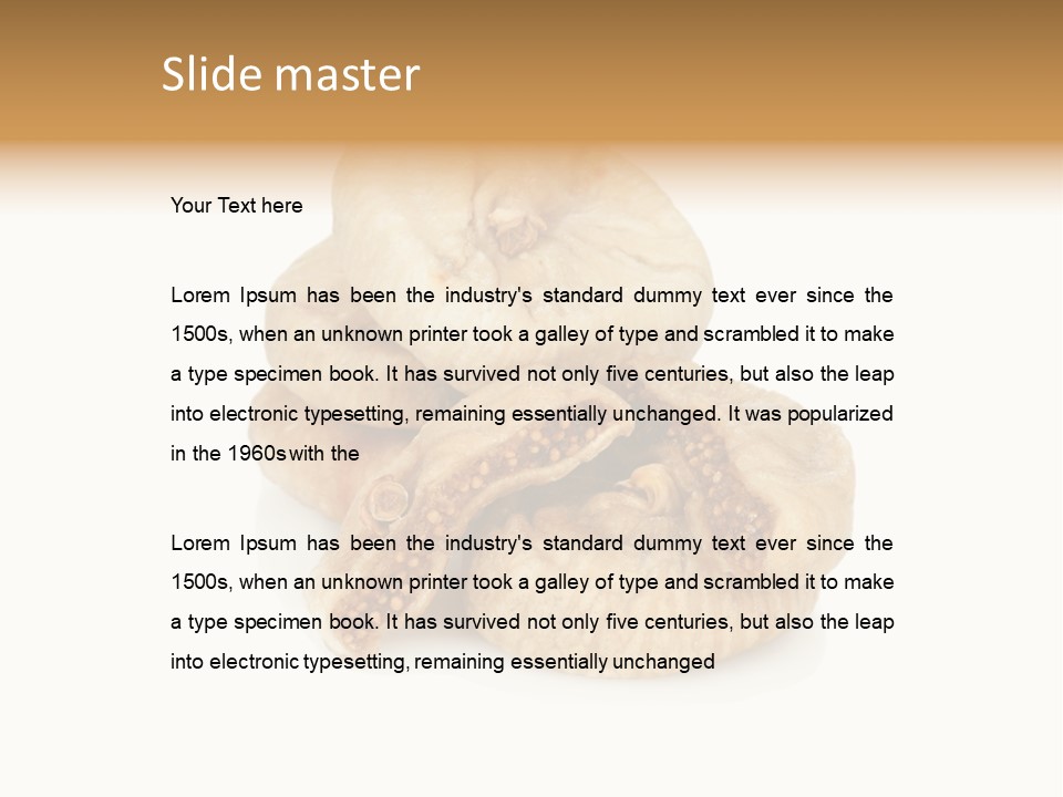 Snack Closeup Ingredient PowerPoint Template