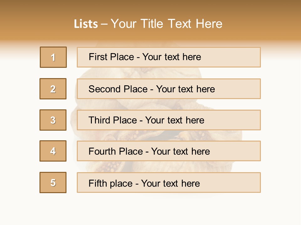 Snack Closeup Ingredient PowerPoint Template