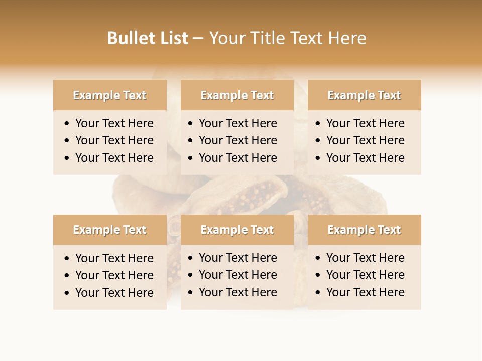 Snack Closeup Ingredient PowerPoint Template