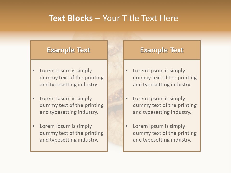 Snack Closeup Ingredient PowerPoint Template