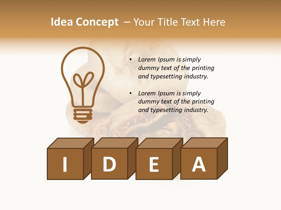 Snack Closeup Ingredient PowerPoint Template