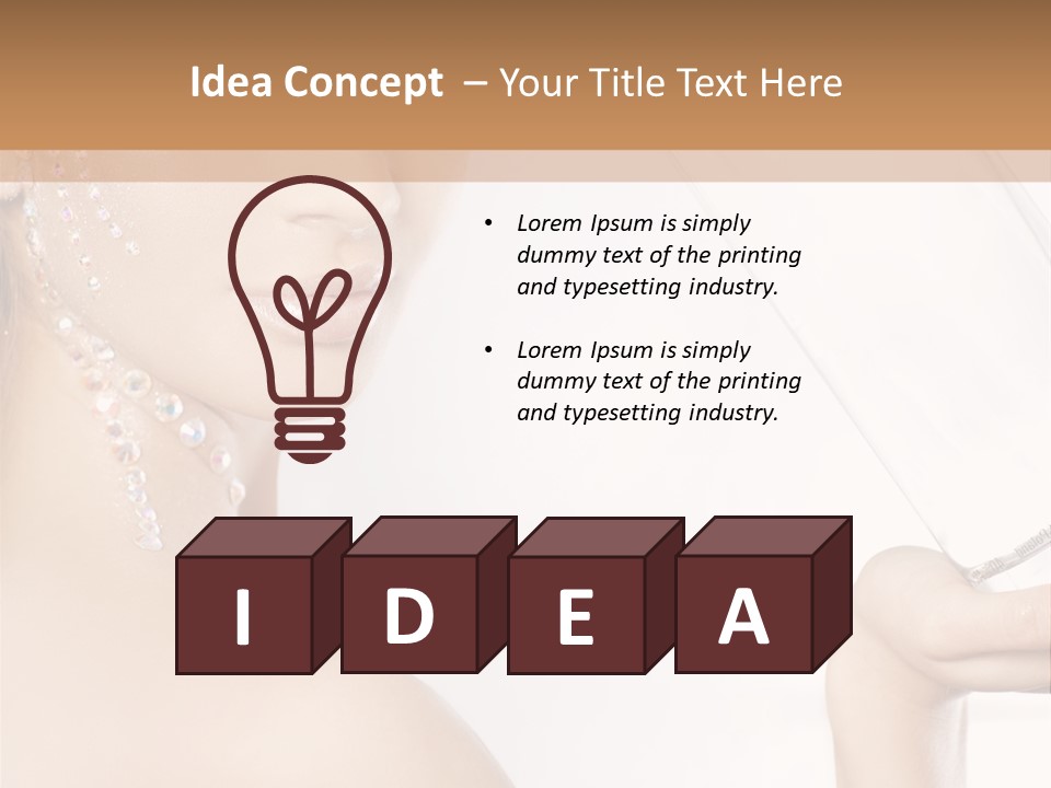 Shining Lovely Living PowerPoint Template