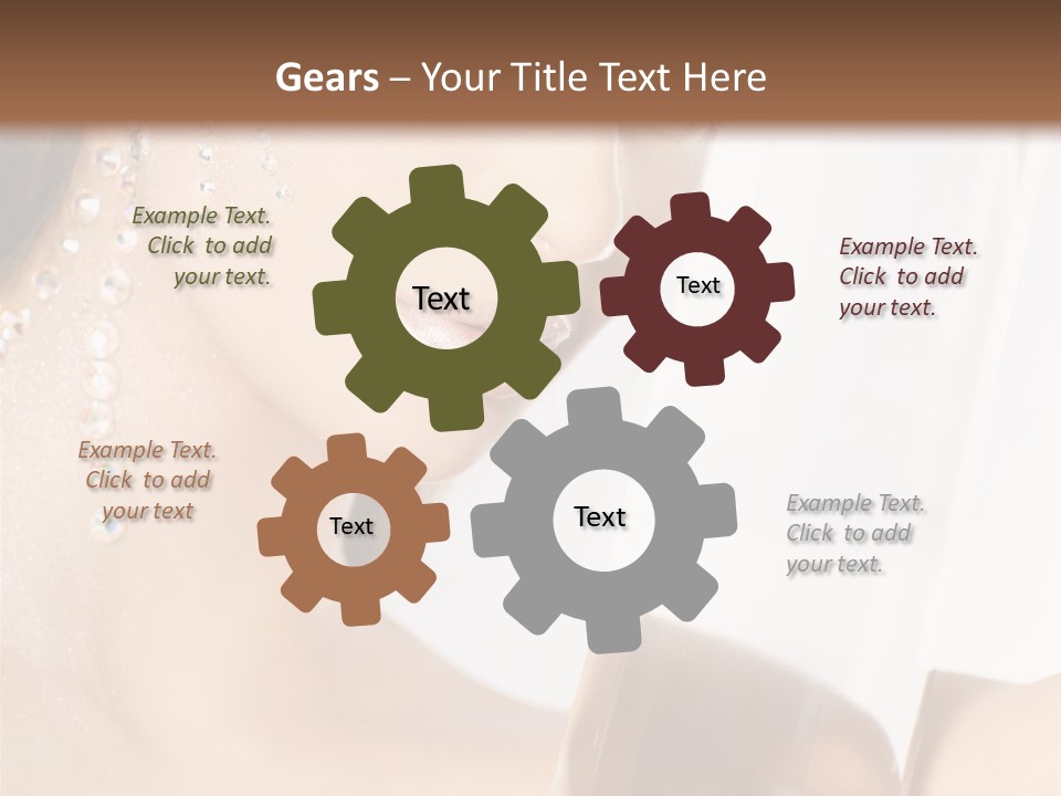 Make Up Perfect Jewelry PowerPoint Template