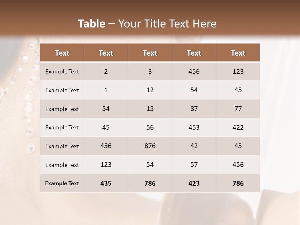 Make Up Perfect Jewelry PowerPoint Template
