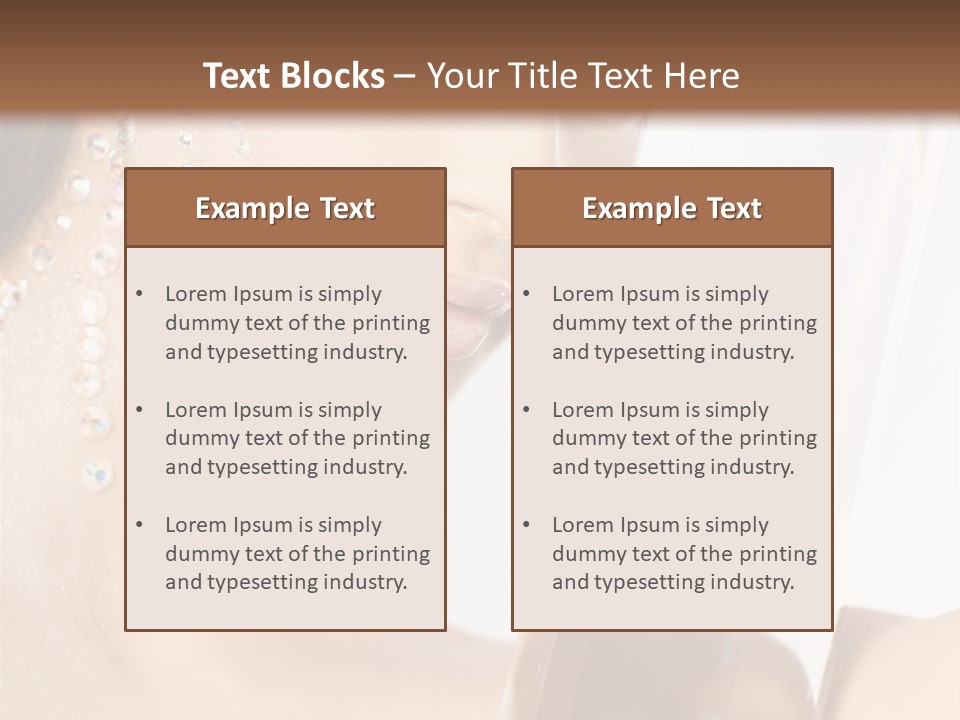 Make Up Perfect Jewelry PowerPoint Template