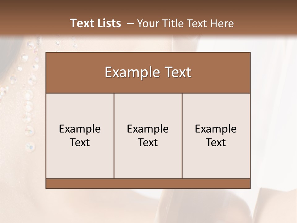Make Up Perfect Jewelry PowerPoint Template