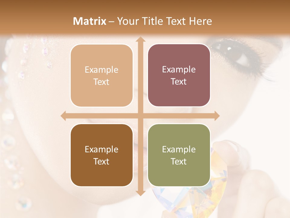 Closeup Luxury Looking PowerPoint Template