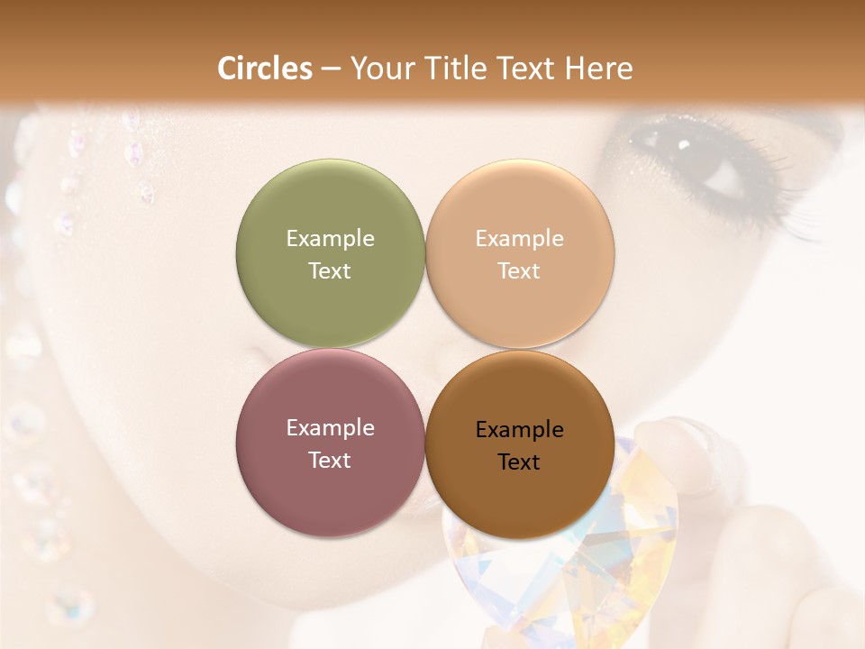 Closeup Luxury Looking PowerPoint Template