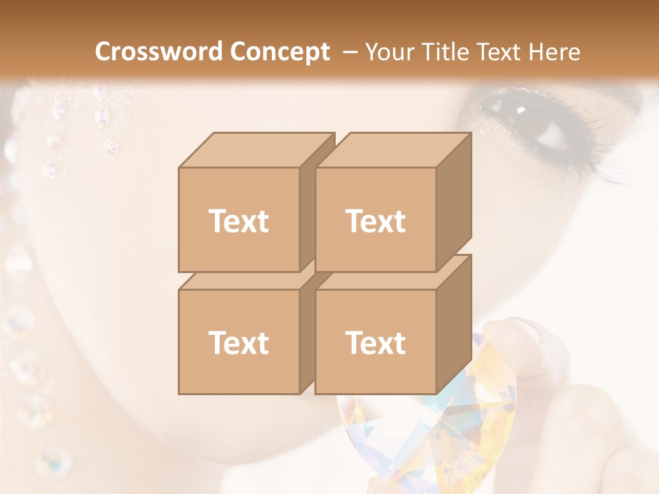 Closeup Luxury Looking PowerPoint Template