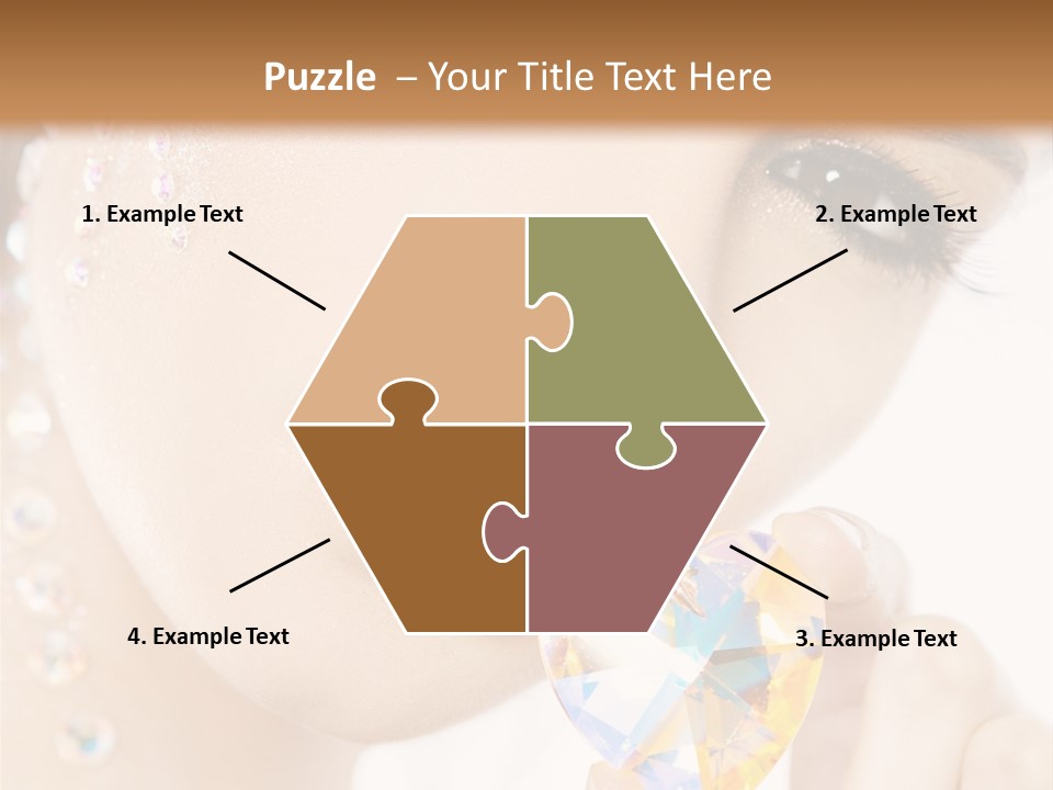 Closeup Luxury Looking PowerPoint Template