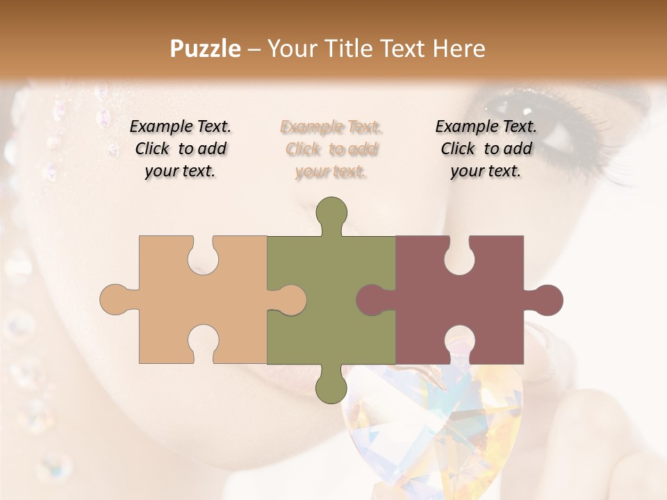 Closeup Luxury Looking PowerPoint Template