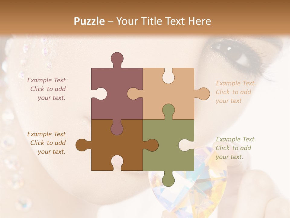 Closeup Luxury Looking PowerPoint Template