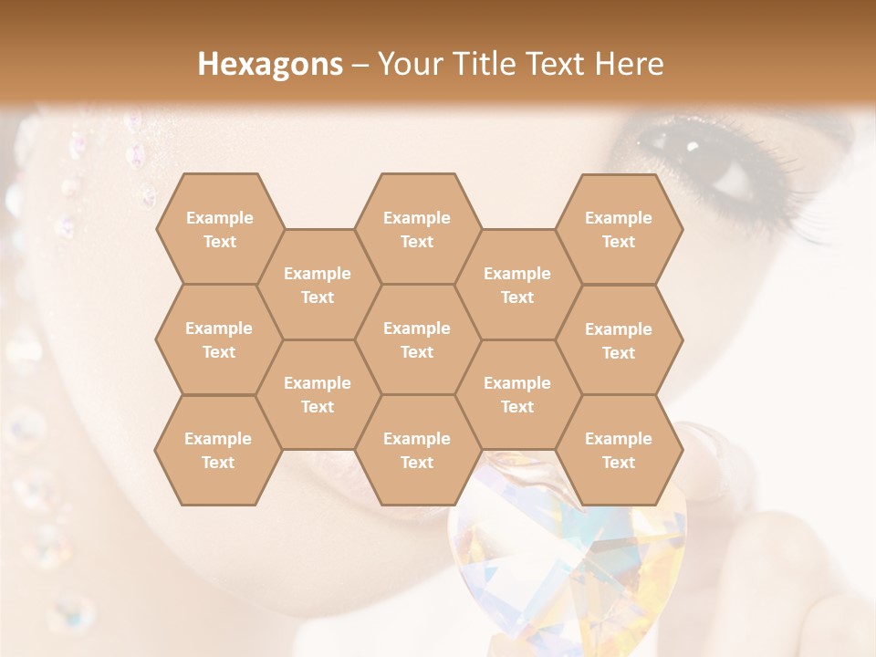 Closeup Luxury Looking PowerPoint Template