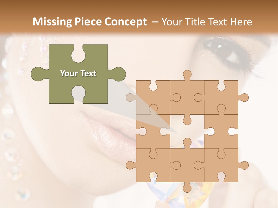 Closeup Luxury Looking PowerPoint Template