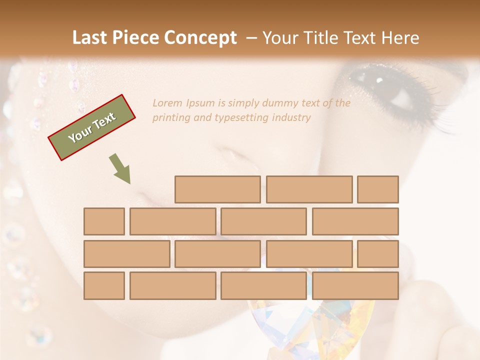 Closeup Luxury Looking PowerPoint Template