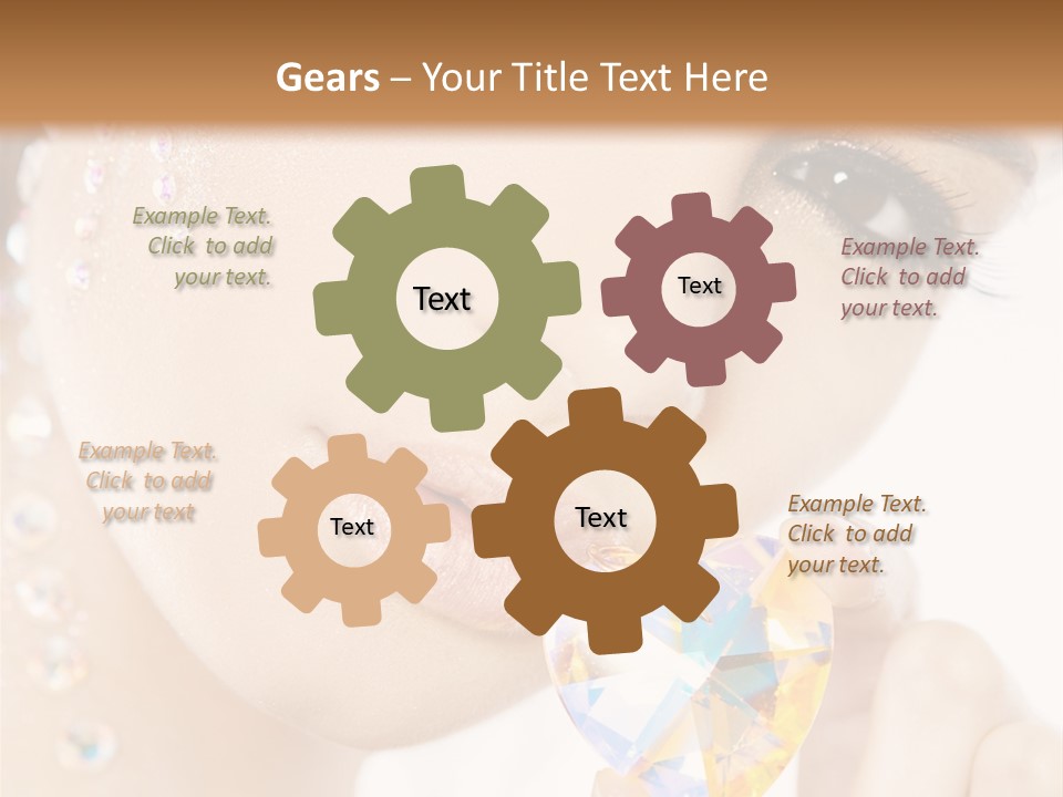 Closeup Luxury Looking PowerPoint Template