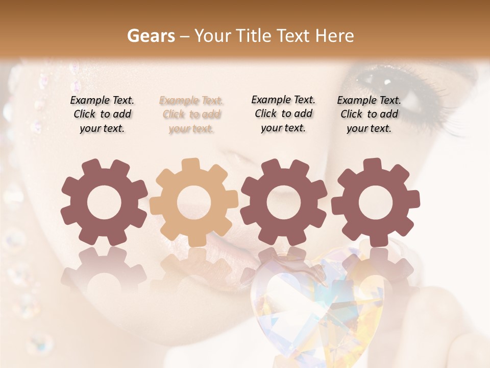 Closeup Luxury Looking PowerPoint Template