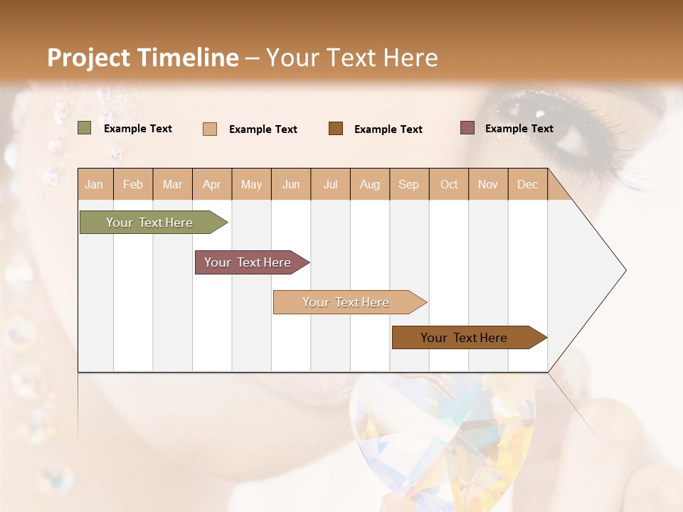 Closeup Luxury Looking PowerPoint Template