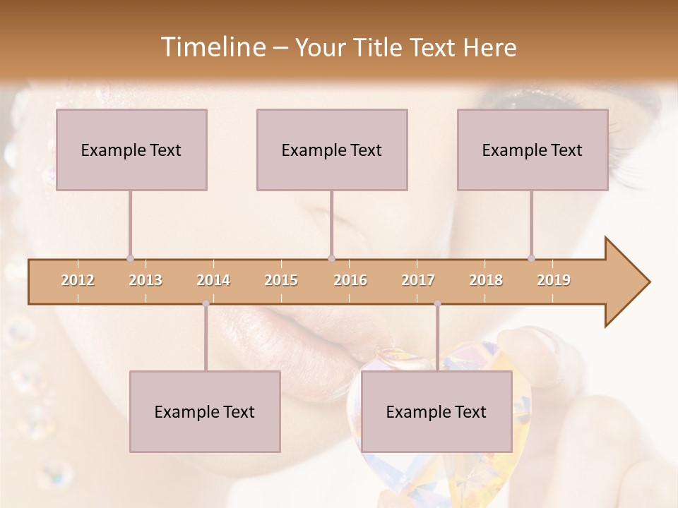 Closeup Luxury Looking PowerPoint Template