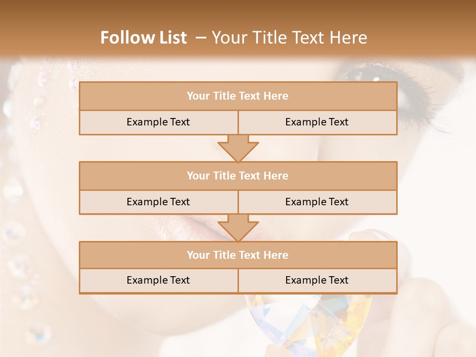 Closeup Luxury Looking PowerPoint Template