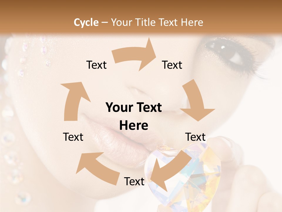 Closeup Luxury Looking PowerPoint Template