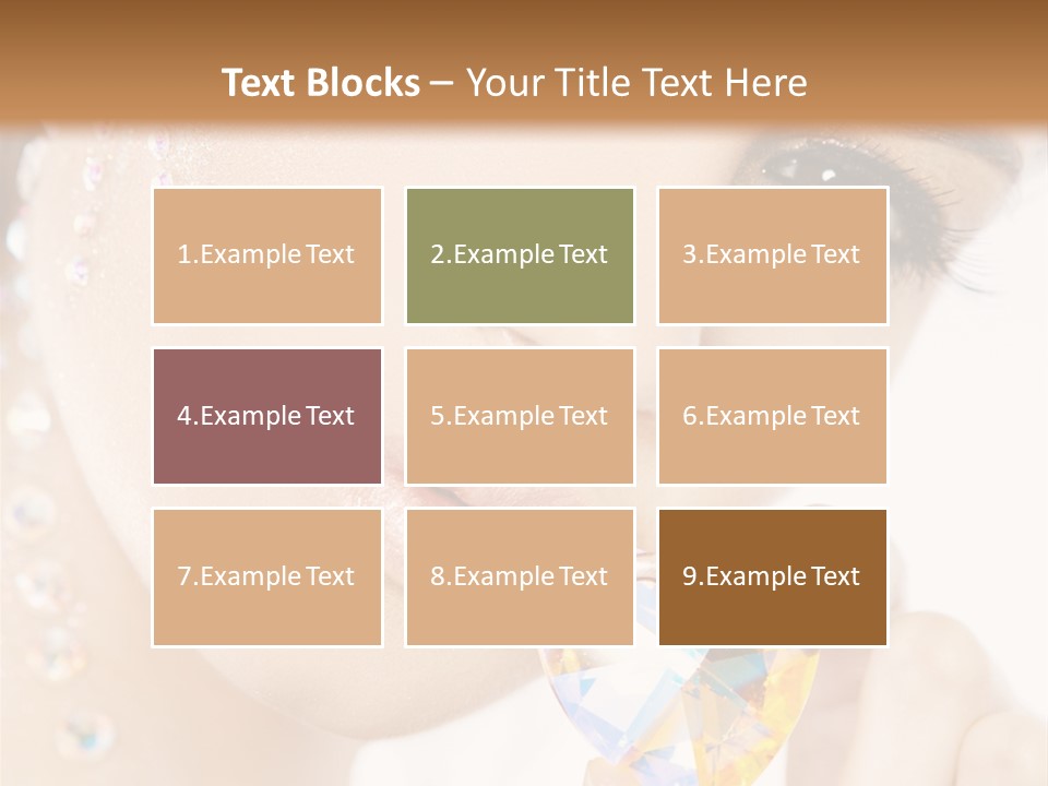 Closeup Luxury Looking PowerPoint Template