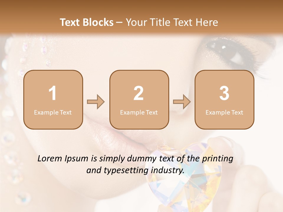 Closeup Luxury Looking PowerPoint Template