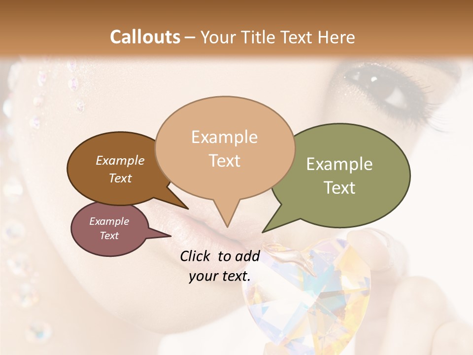 Closeup Luxury Looking PowerPoint Template